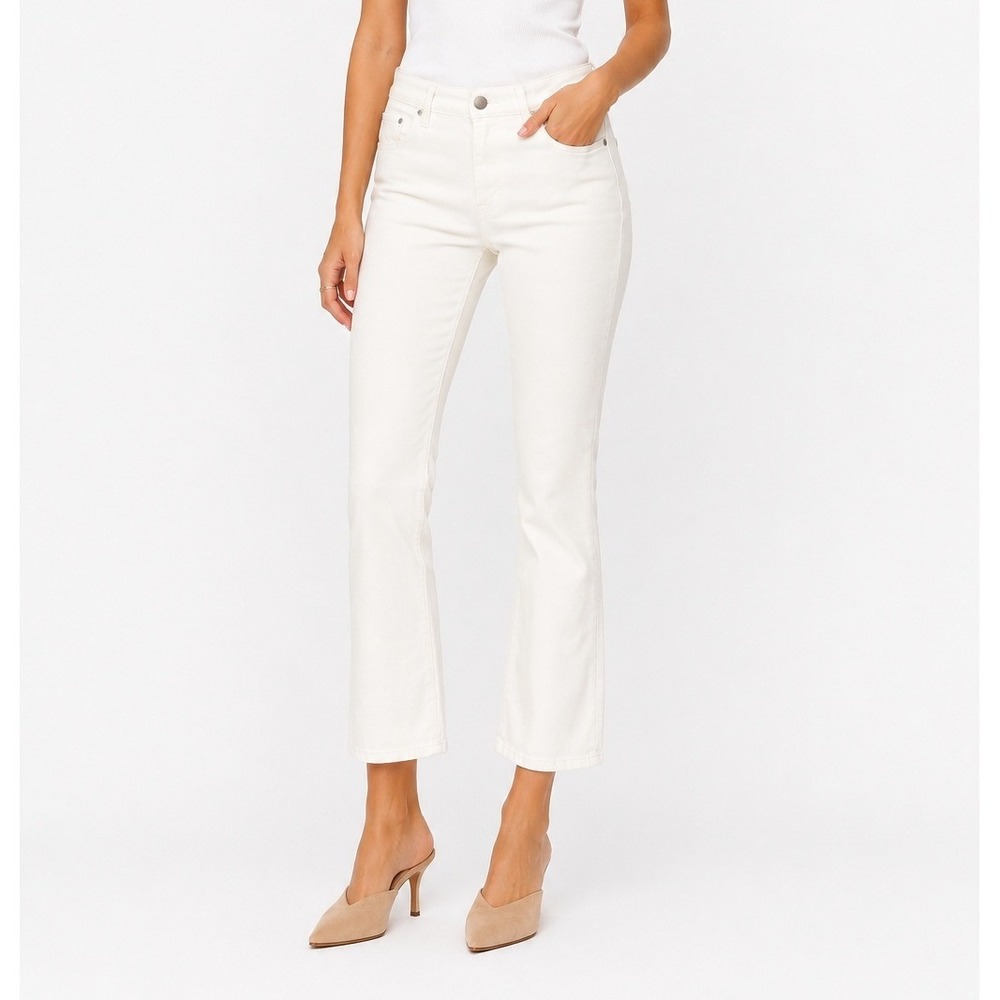 Liverpool Los Angeles HR Lucy Bootcut Jeans White High Rise Size 4 27 NEW